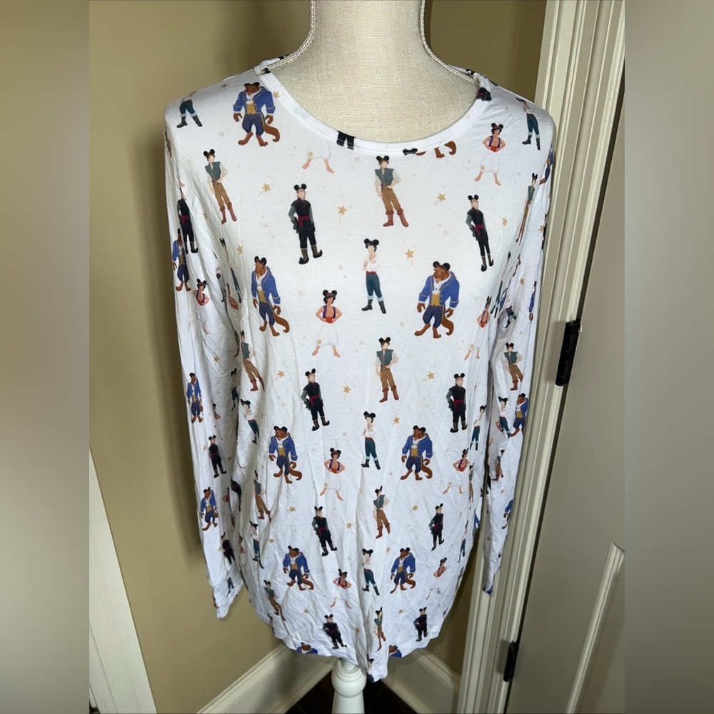 Sweet P Baby Co Women's Size Large Prince Viscose Bamboo Pajama Top Long Sleeve